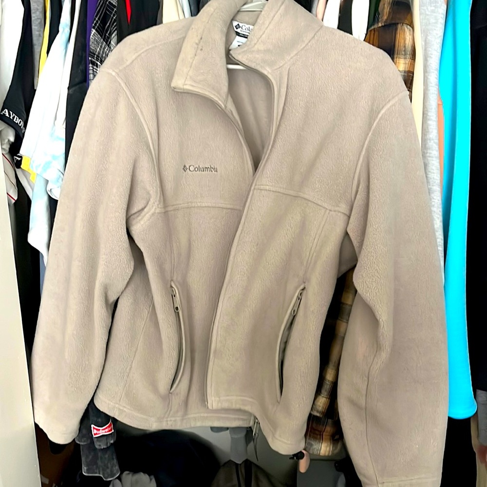 Columbia zip up sweater